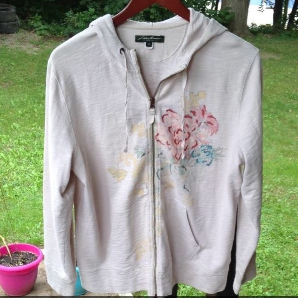 Eddie Bauer zip up sweatshirt